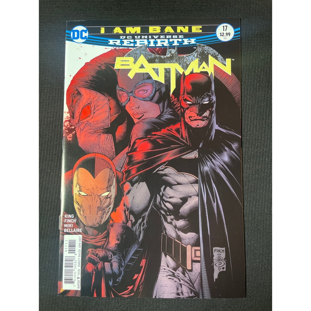 DC Comics Batman Rebirth 17 "I Am Bane" Comic Book 2017